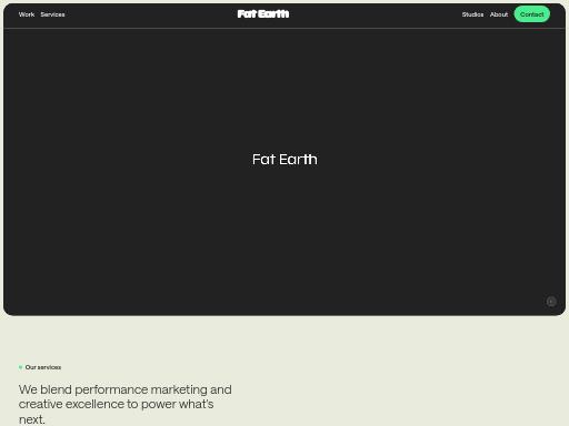 Screenshot of fat-earth.com – Swiss SEO check by SEO Switzerland, score 81/100