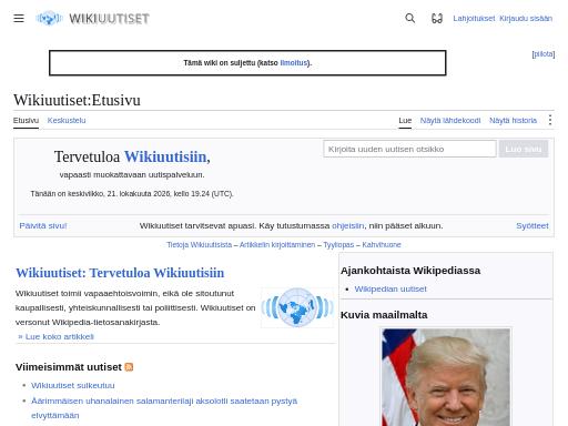 Screenshot of fi.wikinews.org – Swiss SEO check by SEO Switzerland, score 79/100