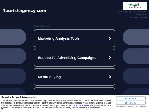 Swiss SEO check of flourishagency.com – score 58/100 · SEO Switzerland free SEO analyzer