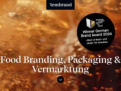 Swiss SEO check of foodbranding.rembrand.ch – score 92/100 · SEO Switzerland free SEO analyzer