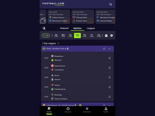 Screenshot of football.com – SEO check by SEO Switzerland