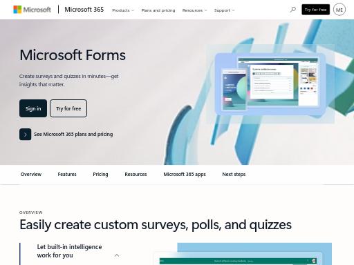 Swiss SEO check of forms.cloud.microsoft – score 81/100 · SEO Switzerland free SEO analyzer