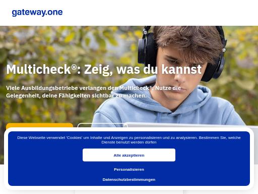 Screenshot of gateway.one – Swiss SEO check by SEO Switzerland, score 88/100