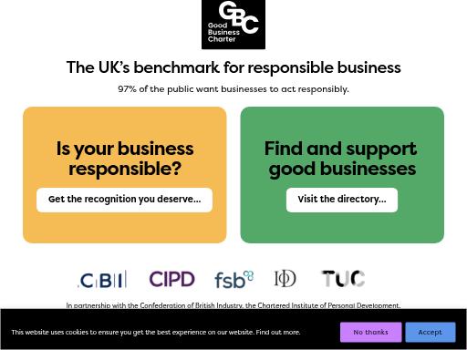 Swiss SEO check of goodbusinesscharter.com – score 87/100 · SEO Switzerland free SEO analyzer