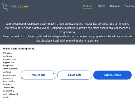 Screenshot of graficadidee.ch – Swiss SEO check by SEO Switzerland, score 89/100