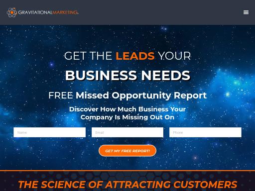 Swiss SEO check of gravitationalmarketing.com – score 86/100 · SEO Switzerland free SEO analyzer