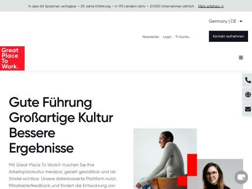 Swiss SEO check of greatplacetowork.de – score 93/100 · SEO Switzerland free SEO analyzer