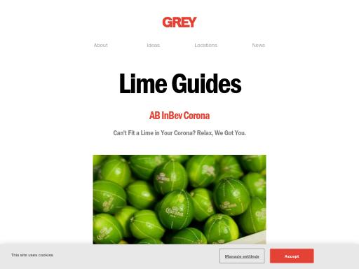 Screenshot of grey.com – Swiss SEO check by SEO Switzerland, score 84/100
