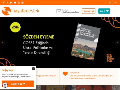 Swiss SEO check of hayatadestek.org – score 94/100 · SEO Switzerland free SEO analyzer