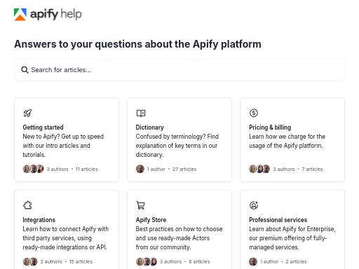 Swiss SEO check of help.apify.com – score 87/100 · SEO Switzerland free SEO analyzer