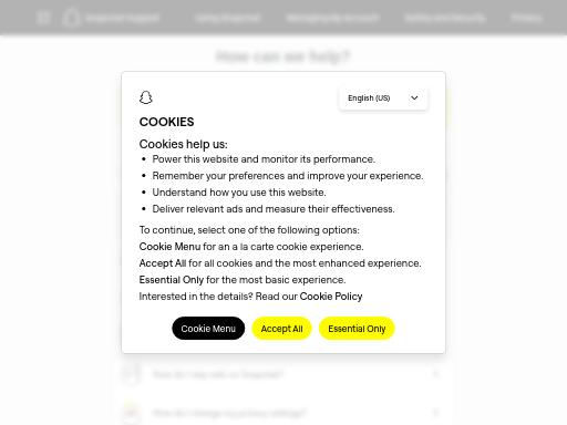 Swiss SEO check of help.snapchat.com – score 88/100 · SEO Switzerland free SEO analyzer