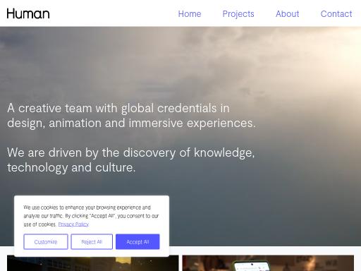 Screenshot of humanstudio.com – Swiss SEO check by SEO Switzerland, score 88/100