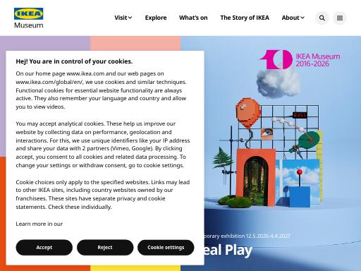 Screenshot of ikeamuseum.com – Swiss SEO check by SEO Switzerland, score 92/100