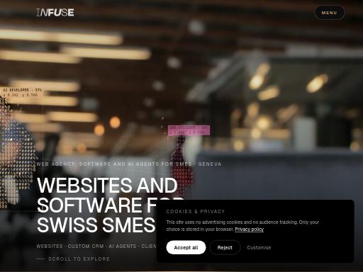 Swiss SEO check of infusedesign.ch – score 95/100 · SEO Switzerland free SEO analyzer