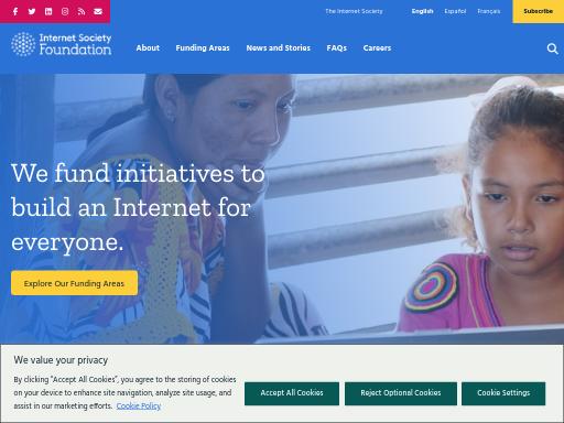 Screenshot of isocfoundation.org – Swiss SEO check by SEO Switzerland, score 95/100