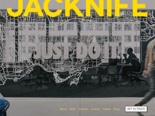 Screenshot of jacknife.ca – Swiss SEO check by SEO Switzerland, score 90/100