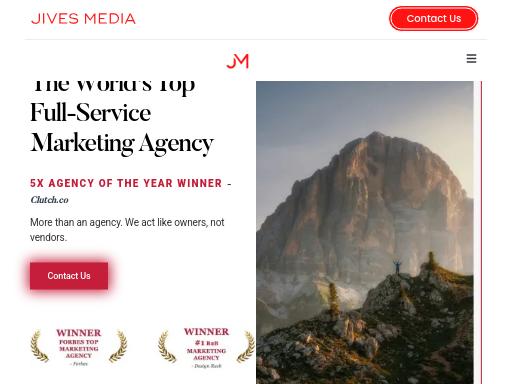 Screenshot of jivesmedia.com – Swiss SEO check by SEO Switzerland, score 93/100