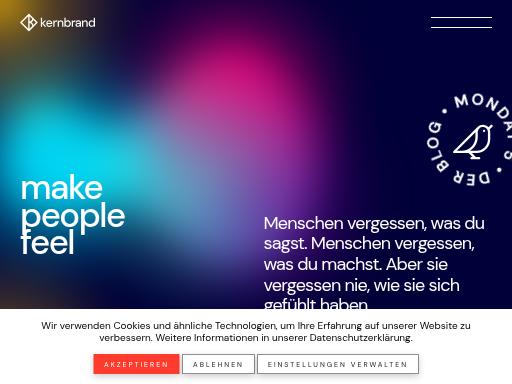 Swiss SEO check of kernbrand.ch – score 95/100 · SEO Switzerland free SEO analyzer