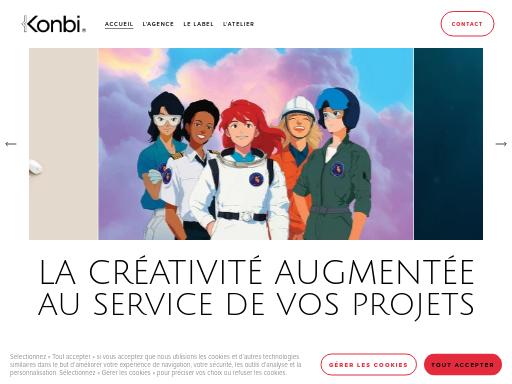 Screenshot of konbi-studio.com – Swiss SEO check by SEO Switzerland, score 92/100
