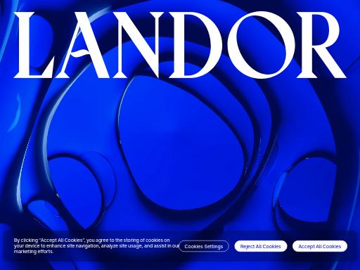 Swiss SEO check of landor.com – score 82/100 · SEO Switzerland free SEO analyzer
