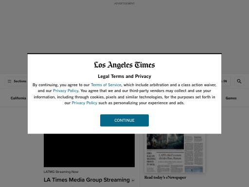 Screenshot of latimes.com – Swiss SEO check by SEO Switzerland, score 92/100
