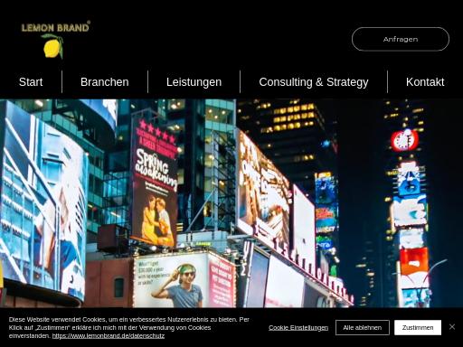 Swiss SEO check of lemonbrand.de – score 92/100 · SEO Switzerland free SEO analyzer
