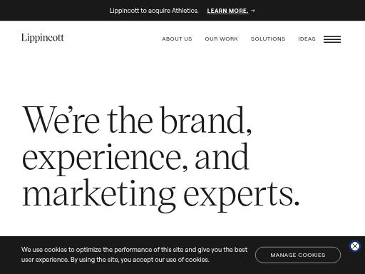 Screenshot of lippincott.com – Swiss SEO check by SEO Switzerland, score 90/100
