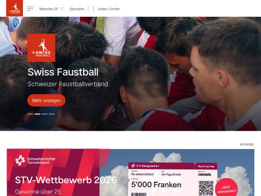 Swiss SEO check of livestream.swissfaustball.ch – score 86/100 · SEO Switzerland free SEO analyzer