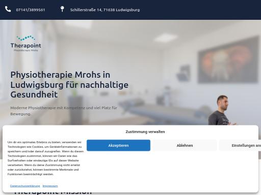 Swiss SEO check of ludwigsburg-physiotherapie.com – score 85/100 · SEO Switzerland free SEO analyzer