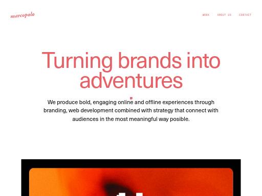 Screenshot of marcopolo.agency – Swiss SEO check by SEO Switzerland, score 72/100