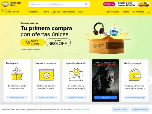 Swiss SEO check of mercadolibre.com.ar – score 87/100 · SEO Switzerland free SEO analyzer