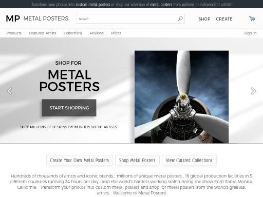 Swiss SEO check of metalposters.com – score 83/100 · SEO Switzerland free SEO analyzer