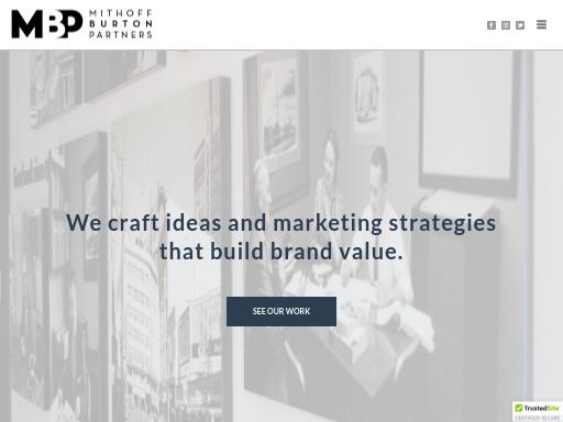 Screenshot of mithoffburton.com – Swiss SEO check by SEO Switzerland, score 82/100