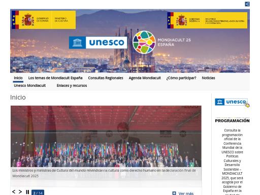 Swiss SEO check of mondiacult.cultura.gob.es – score 89/100 · SEO Switzerland free SEO analyzer