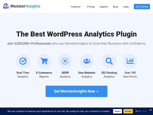 Swiss SEO check of monsterinsights.com – score 92/100 · SEO Switzerland free SEO analyzer