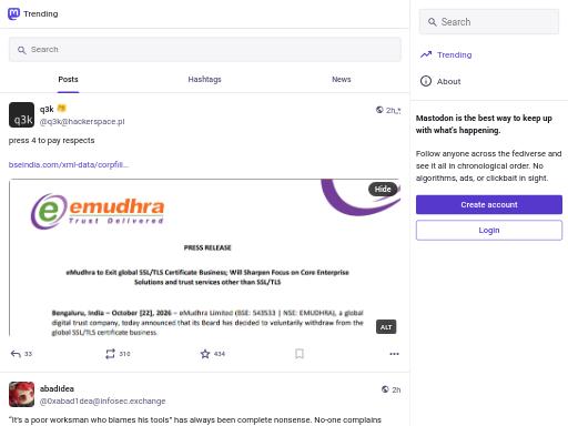 Swiss SEO check of mstdn.social – score 89/100 · SEO Switzerland free SEO analyzer