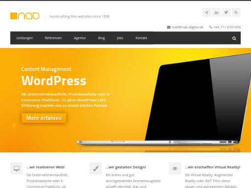 Swiss SEO check of nab-digital.de – score 81/100 · SEO Switzerland free SEO analyzer