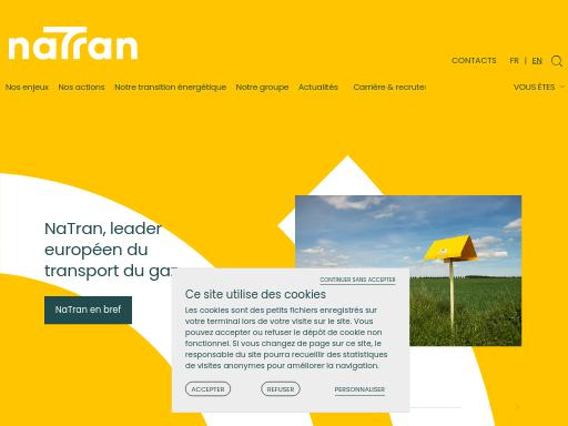Screenshot of natrangroupe.com – Swiss SEO check by SEO Switzerland, score 93/100