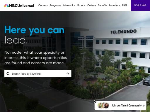 Swiss SEO check of nbcunicareers.com – score 85/100 · SEO Switzerland free SEO analyzer