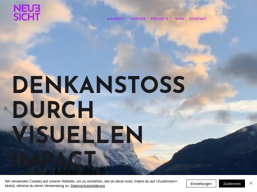 Screenshot of neuesicht.ch – Swiss SEO check by SEO Switzerland, score 92/100