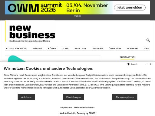 Screenshot of new-business.de – Swiss SEO check by SEO Switzerland, score 84/100