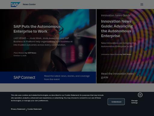 Screenshot of news.sap.com – Swiss SEO check by SEO Switzerland, score 90/100