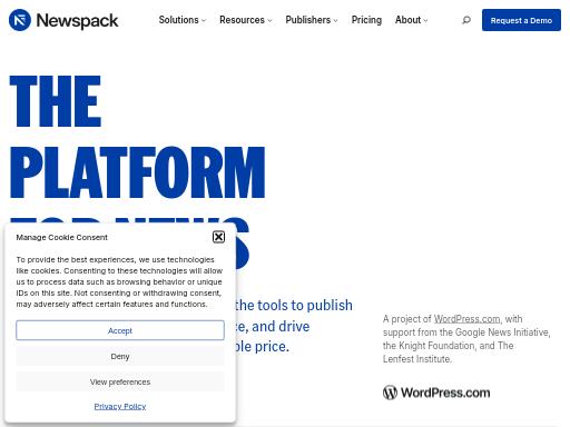 Swiss SEO check of newspack.com – score 93/100 · SEO Switzerland free SEO analyzer