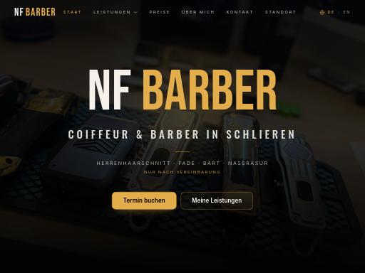 Swiss SEO check of nfbarber.ch – score 98/100 · SEO Switzerland free SEO analyzer