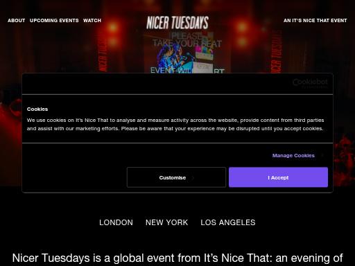 Swiss SEO check of nicertuesdays.itsnicethat.com – score 89/100 · SEO Switzerland free SEO analyzer