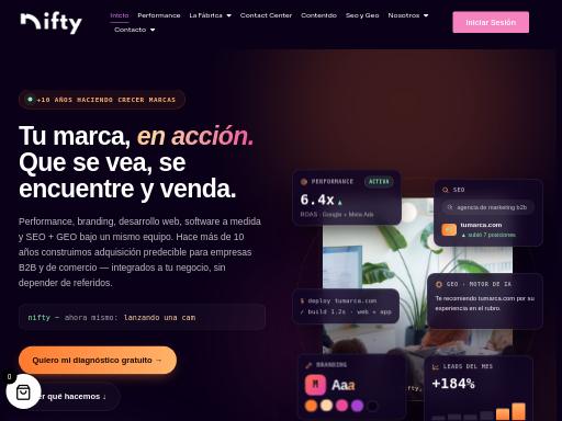 Swiss SEO check of nifty-agency.com – score 91/100 · SEO Switzerland free SEO analyzer