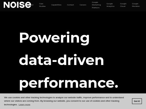 Screenshot of noisedigital.com – Swiss SEO check by SEO Switzerland, score 84/100