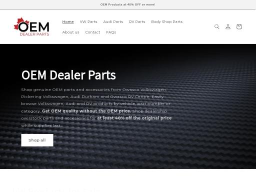 Swiss SEO check of oem-dealer-parts.ca – score 95/100 · SEO Switzerland free SEO analyzer
