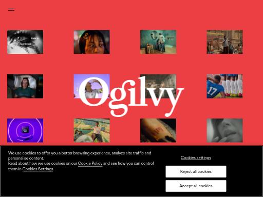 Screenshot of ogilvy.com – Swiss SEO check by SEO Switzerland, score 85/100