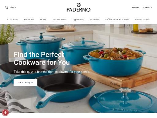 Swiss SEO check of paderno.com – score 94/100 · SEO Switzerland free SEO analyzer